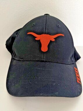 Texas Longhorns Black Hat Cap Adjustable NCAA Baseball